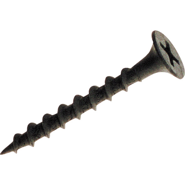 Do it Best #8 x 3 In. Coarse Thread Black Phosphate Drywall Screw (2000 Ct.)