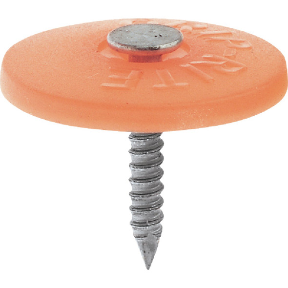 Do it Best 1-1/4 In. 12 ga Electrogalvanized Cap Nails (2500 Ct., 9 Lb.)