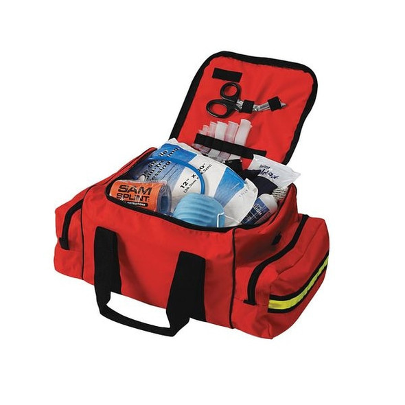 Emi Trauma Bag, Cordura Nylon, 20 in L, 12 1/2 in W, Orange 802
