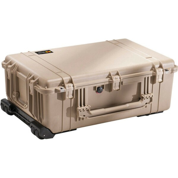 Pelican Desert Tan Protective Case, 31.59"L x 20.47"W x 12.45"D 1650