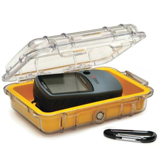 Pelican Micro Case,Yellow,6.82 x 4.75 x 2.12 In 1020