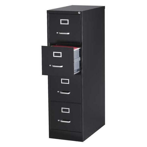 Hirsh Vertical File Cabinet,Black 17546 Hirsh Vertical File Cabinet,Black 17546