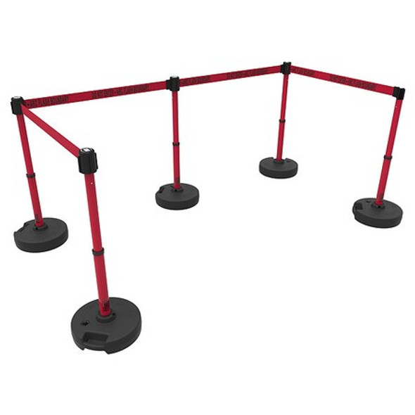 Banner Stakes PLUS Barrier Set X5, Diagnl Strp,PK5 PL4591 Banner Stakes PLUS Barrier Set X5, Diagnl Strp,PK5 PL4591