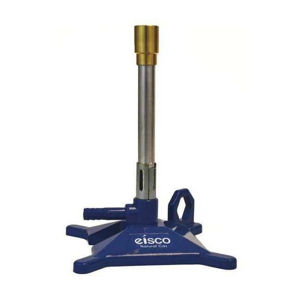 Eisco Scientific No Tip Bunsen Burner,Iron,Natural Fuel CH0992NG