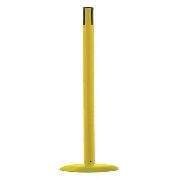 Tensabarrier Receiver Post,38 In H,Yellow 875-35-RCV