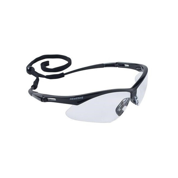 KleenGuard™ V30 Nemesis* Eyewear, Black Frame, Clear Anti-Fog Lens, 1/Each