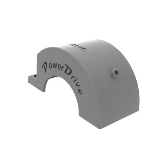 Powerdrive Chain Coupling Cover,O D 4-3/4 In AL50