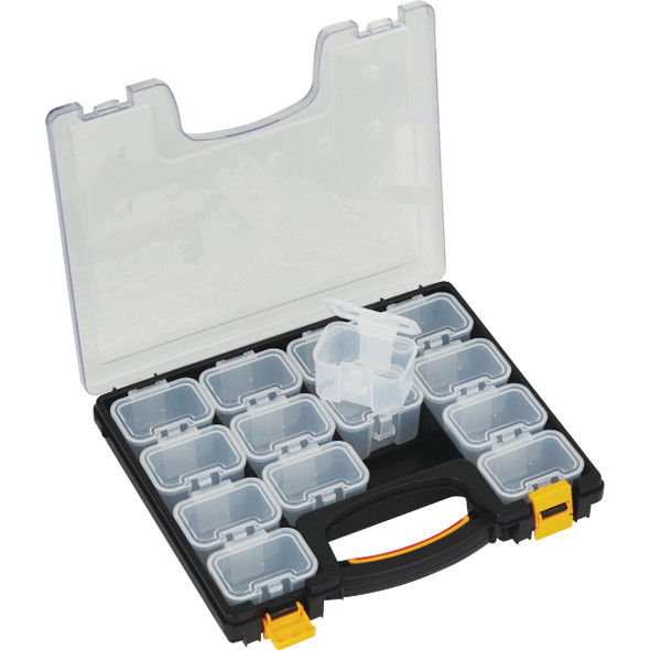 Plastic Parts Organizer with (14) Removable Storage Containers HL3049-C
