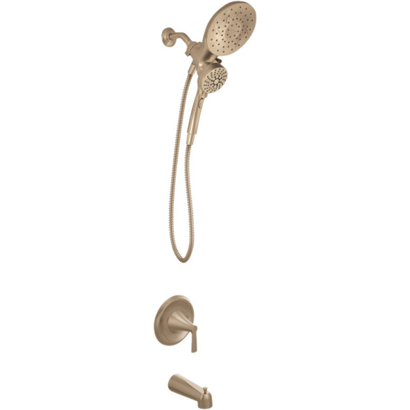 Moen Mikah Bronzed Gold 1-Handle Tub & Shower Faucet 82310BZG Moen Mikah Bronzed Gold 1-Handle Tub & Shower Faucet 82310BZG