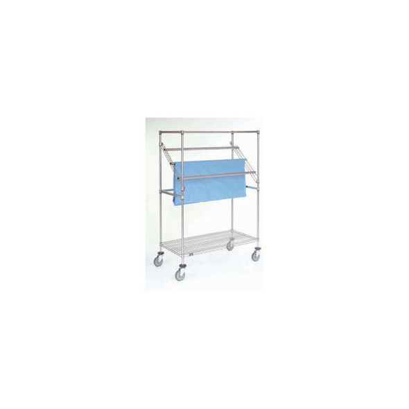 Nexel Chrome High Profile Sterile Wrap Rack 60""L x 24""W x 68""H