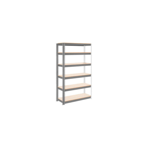 Global Industrial 6 Shelf Heavy Duty Boltless Shelving Add On 36""Wx18""Dx84""H