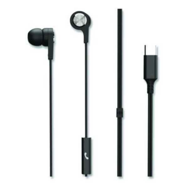 Maxell® USB-C Earbuds, Black 199261