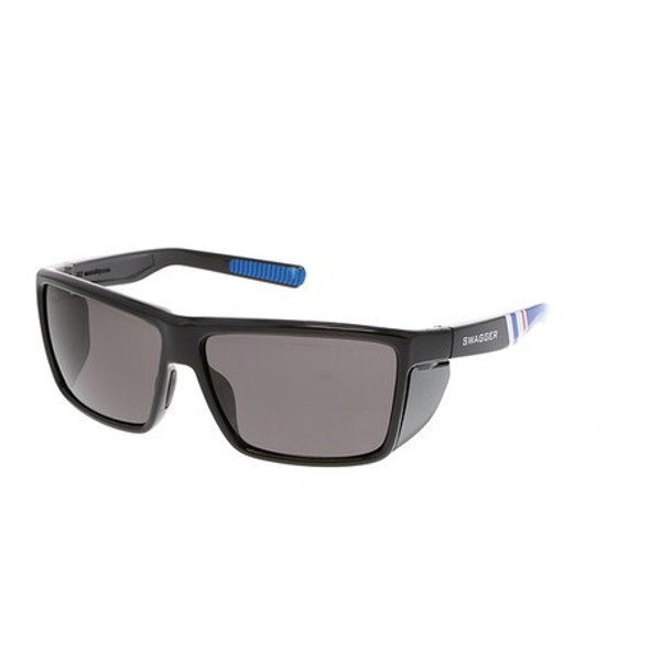 Swagger (SR2), Safety Glasses, Anti-Fog, Gray Lens, Black Frame, Full-Frame