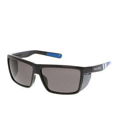 Swagger (SR2), Safety Glasses, Anti-Fog, Gray Lens, Black Frame, Full-Frame