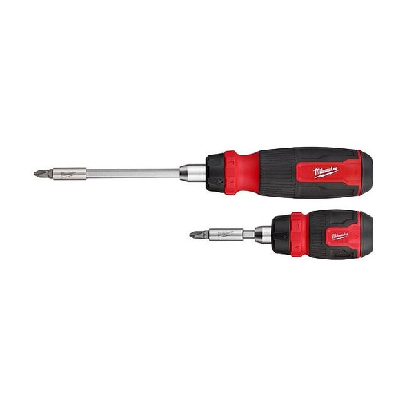 Milwaukee Tool Multi-Bit Screwdriver,10 in L 48-22-2905