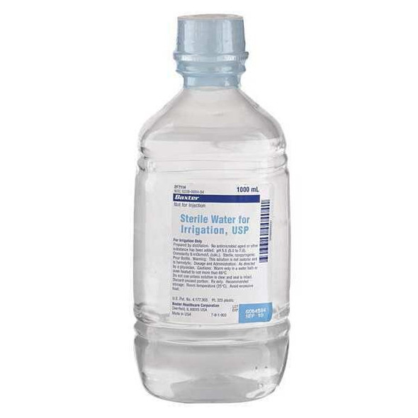 Baxter Sterile Water,Bottle,1000mL BASW050114