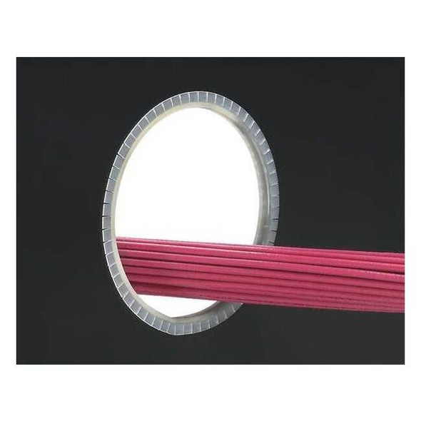 Panduit Grommet Edging,.144" Thick,White,100ft L GEE144F-A-C