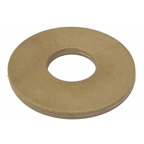Flat Washer, For Screw Size 1/4" ,PEEK Plain Finish, 10 PK