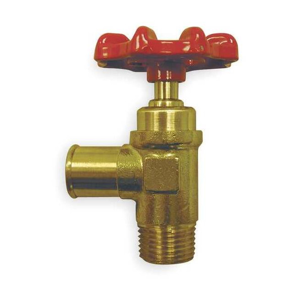 Weatherhead Drain Cock,Brass,MNPT x Hose,3/8 In 1423