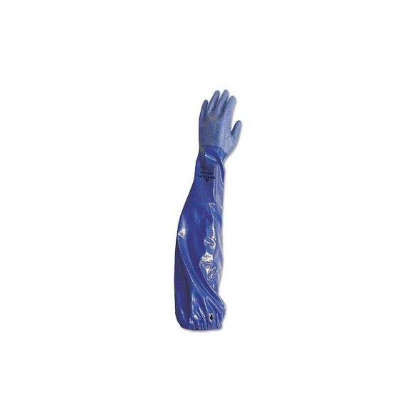 NSK26 Chemical Protection Nitrile Coated Glove, X-Large, Blue