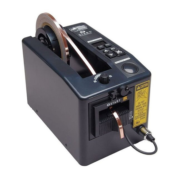 Tape Dispenser, 2 in Max. Tape Width. 7 in Tape Core Dia, Black