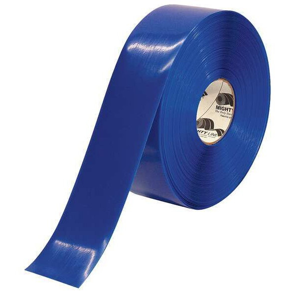Industrial Safety Floor Marking Tape Vinyl Blue, 3" W x 100 ft. L, 50 mil Thick