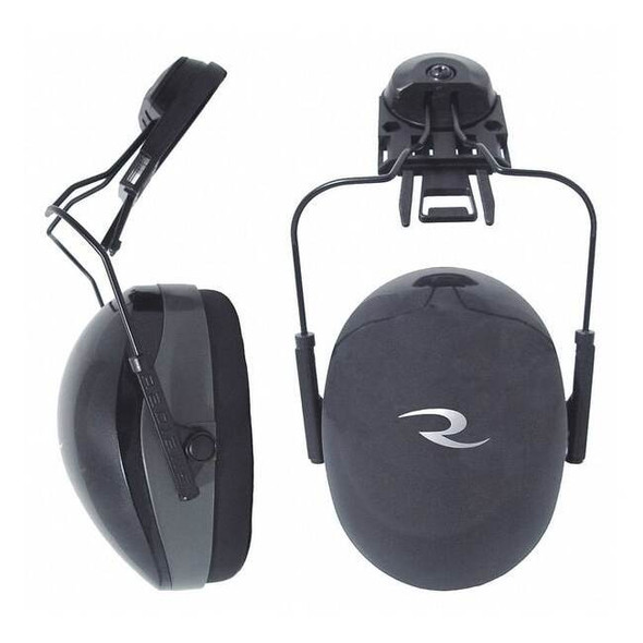 Radians Hard Hat Mounted Ear Muffs, 26 dB NRR, General Purpose, Black CMT-26