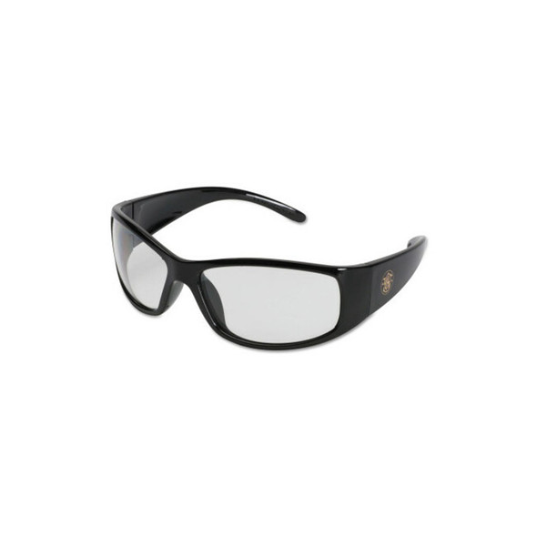 Elite™ Safety Glasses, Clear Polycarbonate Lens, Anti-Fog, Black, Nylon