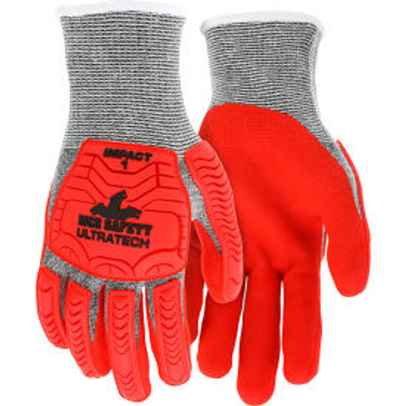 MCR Safety UltraTech Gloves Nitrile Cut A5 Impact 1 Abrasion 5 Puncture 4 1 Pair