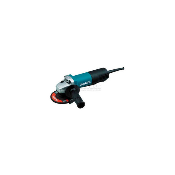Makita 4-1/2"" Angle Grinder 9557PB 7.5 Amp 10000 RPM 5/8""-11 AC/DC Lock-Off Lo