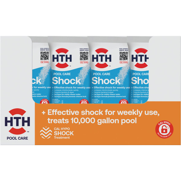 HTH Pool Care 13.3 Oz. Shock Treatment Granule 52031 Pack of 18 811505
