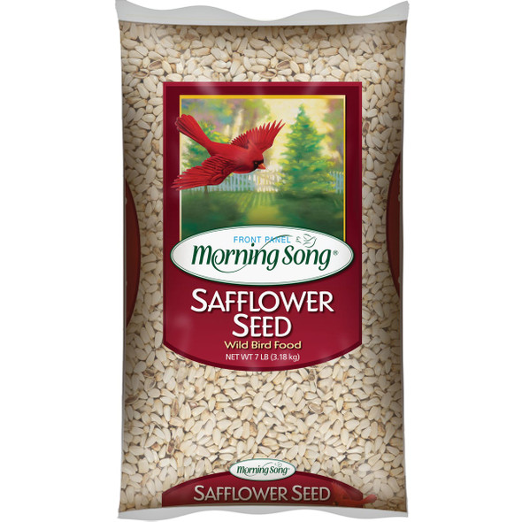 Morning Song 7 Lb. Safflower Wild Bird Seed 11992 Morning Song 7 Lb. Safflower Wild Bird Seed 11992