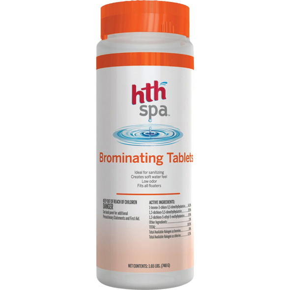 HTH Spa Care 2 Lb. Bromine Tablet 86109 Pack of 6