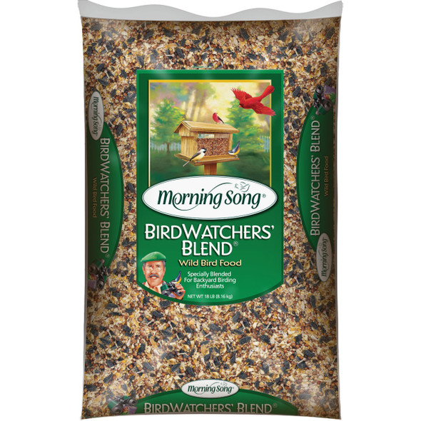 Morning Song Birdwatchers Blend 18 Lb. Wild Bird Seed 11956 Morning Song Birdwatchers Blend 18 Lb. Wild Bird Seed 11956