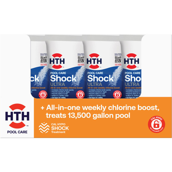 HTH Pool Care Shock Ultra 1 Lb. Granule 52039 Pack of 15 800148