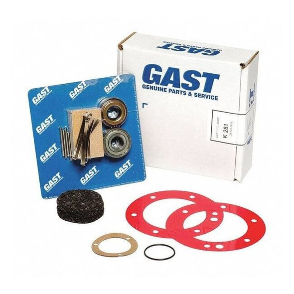 Service Kit for 6AM Air Motor, Includes Bearings, Gaskets, O-Rings, Vanes