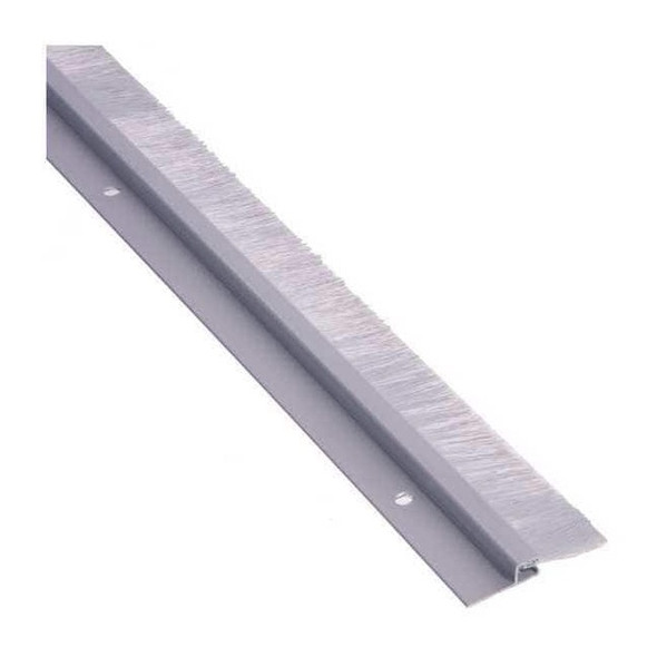 National Guard Door Weatherstripping,Silver,3 ft L D608A-36"