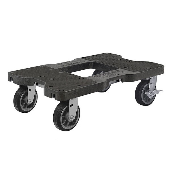 Snap-Loc Gen. Prpose Dolly,Open,Flush,1500lb,Blk SL1500D6B Snap-Loc Gen. Prpose Dolly,Open,Flush,1500lb,Blk SL1500D6B