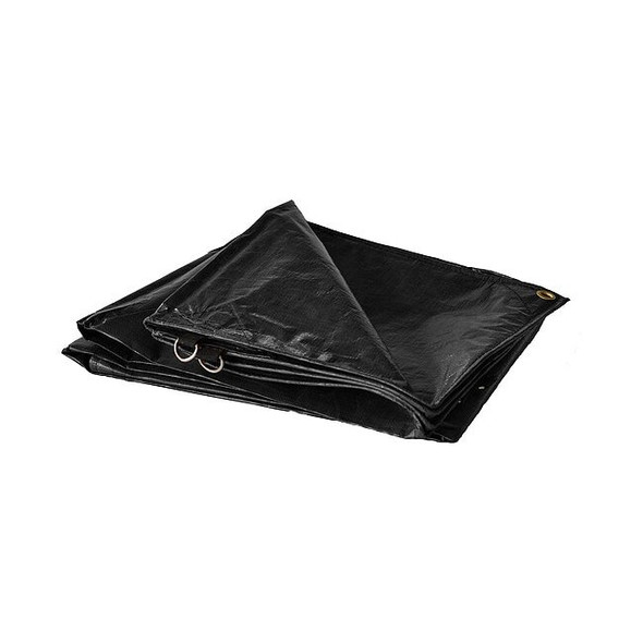 Manufacturer Varies 12 mil Tarp, Black 50812