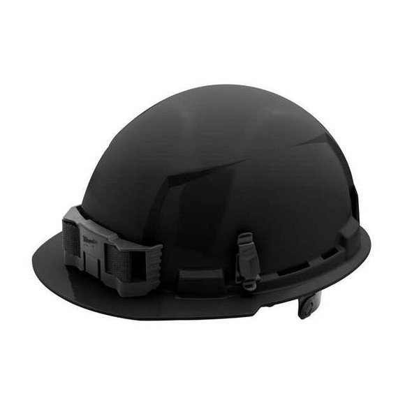 BOLT Black Front Brim Hard Hat w/6pt Ratcheting Suspension - Type 1, Class E