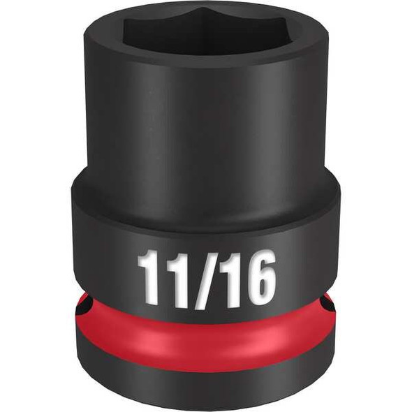 11/16 in. SHOCKWAVE Impact Duty 1/2 in. Drive Standard 6 Point Impact Socket