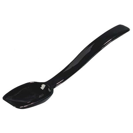 Carlisle Foodservice Solid Spoon,Black,8 In,PK12 445003