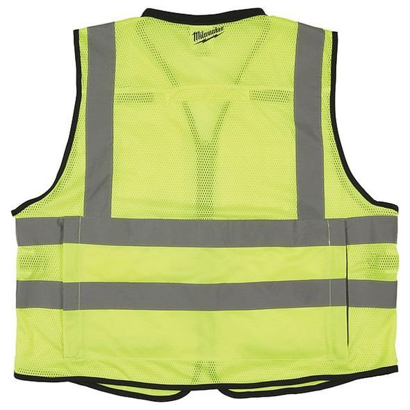 Milwaukee Tool Class 2 High Visibility Yellow Performance Safety Vest - S/M 48-73-5041