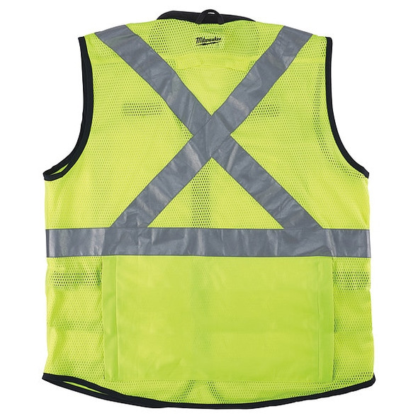 Milwaukee Tool Class 2 High Visibility Yellow Performance Safety Vest - L/XL (CSA) 48-73-5082