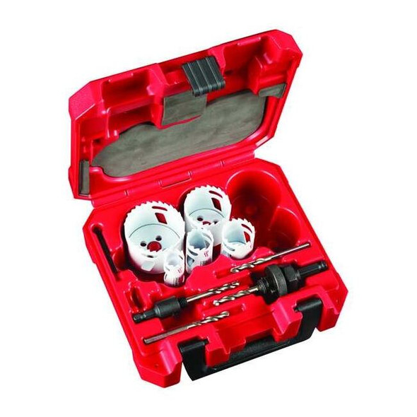 Milwaukee Tool 9 pc. HOLE DOZER with Carbide Teeth Hole Saw Kit 49-22-3079