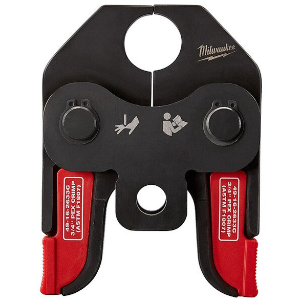 Milwaukee Tool Press Jaw,PEX,3/4 in Pipe 49-16-2633C Milwaukee Tool Press Jaw,PEX,3/4 in Pipe 49-16-2633C