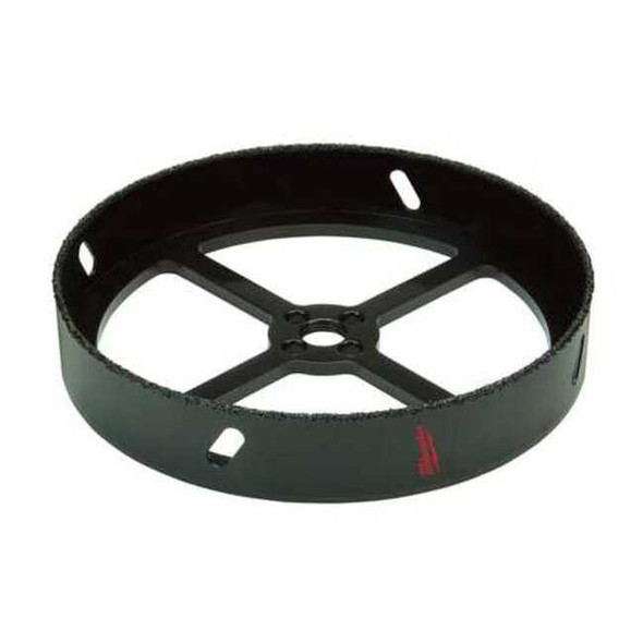 6-5/8" Recessed Light Carbide Grit Hole Saw with Pilot Bit