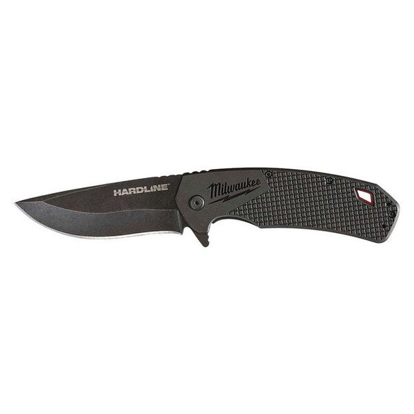 Milwaukee Tool 3.5 in HARDLINE Smooth Blade Pocket Knife 48-22-1999