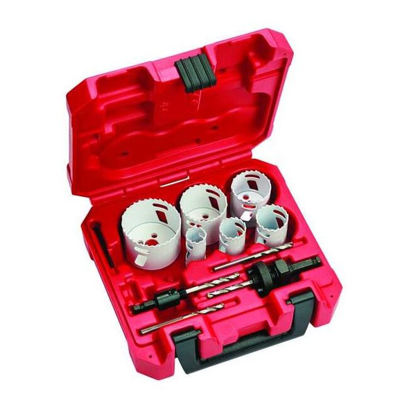 Milwaukee Tool 10 pc. HOLE DOZER Electricians Hole Saw Kit 49-22-4095