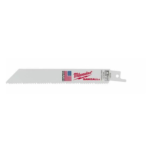 Milwaukee Tool 6" 8/12 TPI SAWZALL Blades (50 Pk) 48-01-6091